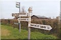 Old Direction Sign - Signpost at Catsham