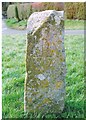 Old Milestone by Rockley Godcake, Marlborough Road