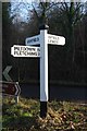 Old Direction Sign - Signpost near Shortbridge Mill, Fletching parish