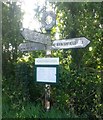 Old Direction Sign - Signpost by Lower Slackstead