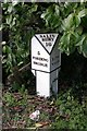 Old Milepost by the A338, Salisbury Road, Ringwood parish