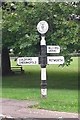 Old Direction Sign - Signpost by the A283, Northchapel