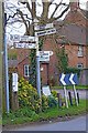 Direction Sign - Signpost on the B3140 at Brent Knoll