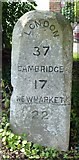 TL5234 : Old Milestone by the B1383, High Street, Newport by C Minto