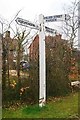 Old Direction Sign - Signpost by Crook Road, Castle Hill