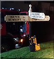 Old Direction Sign - Signpost on village green, Spray Road, Ham