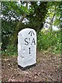 Old Milestone by the B3273, near Trewhiddle