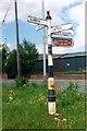 Old Direction Sign - Signpost by the A559, Marston Lane