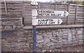 Old Direction Sign - Signpost by Wraxall Road, Ditcheat