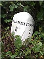 Old Milestone  by the B734, Poundland, Colmonell parish