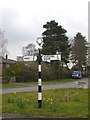 Old Direction Sign - Signpost by High Street, Bassingham