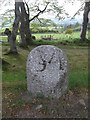 Old Milestone by the A97, Lumsden, Auchindoir and Kearn parish