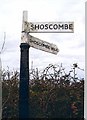 Direction Sign - Signpost on Rag Hill, Shoscombe