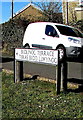 Bilingual direction sign in Bedlinog