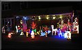 Christmas 2018 lights on Hartopp Road in Melton Mowbray