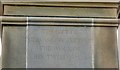 NZ8911 : Statue of Captain Cook: Inscription on north face by Gerald England