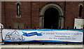 Welcome banner, St Dyfrig