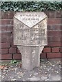 Old Milepost by the A456, Stanbrook House, Burford parish