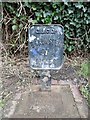 Old milemarker by the Grand Union Canal, Hanwell