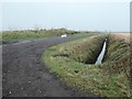 SD4716 : Private farm track heading east across Croston Moss by Christine Johnstone