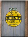 NS3114 : Old AA Sign at Culroy House, South Ayrshire by Milestone Society