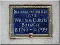 Blue Plaque in Gracechurch Street, London EC3