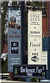 Signs for the Railway public house, Cottingham