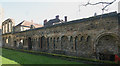 Rochester Cathedral, east wall of cloisters