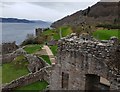 NH5328 : Urquhart Castle - View south-southwestwards by Rob Farrow