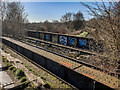 Disused railway Bridge crossing the Canal