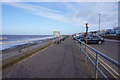 Rossall Promenade towards Fleetwood