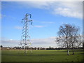 Asymmetrical pylon, Field Lane playing fields, Alvaston