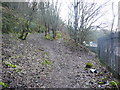 Junction of paths, Birks Hall Lane, Halifax