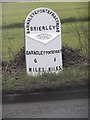 Old Milestone by the A628, Barnsley Road, Brierley