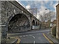 Railway viaduct at Broadbottom