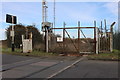 Derelict level crossing in Coryton