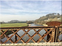 SN6321 : Iron railway bridge by Alan Hughes