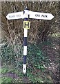 Old Direction Sign - Signpost by Workhouse Lane, East Meon