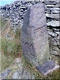 SE1253 : Old Boundary Marker by Round Hill, Middleton Moor by Milestone Society