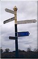 Old Direction Sign - Signpost by White Hill, Shoscombe