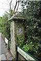 Old Boundary Marker by Surrey Road, Poole parish