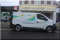 Delivery van on Southbourne Grove