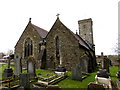 SM9516 : East side of St David's Church, Prendergast, Haverfordwest by Jaggery