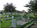 View across Sheringham cemetery