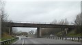 Bridge over A500 north of Weston