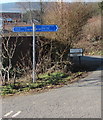 Taff Trail signpost, Graig Road, Abercanaid