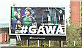 "GAWA" poster, Belfast (March 2019)