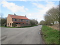 Sheepdike  Lane  leaving  Foston  on  the  Wolds