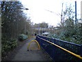 Footpath to Trinity Way tram stop, West Bromwich