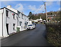 White houses and car, Church Street, Machen